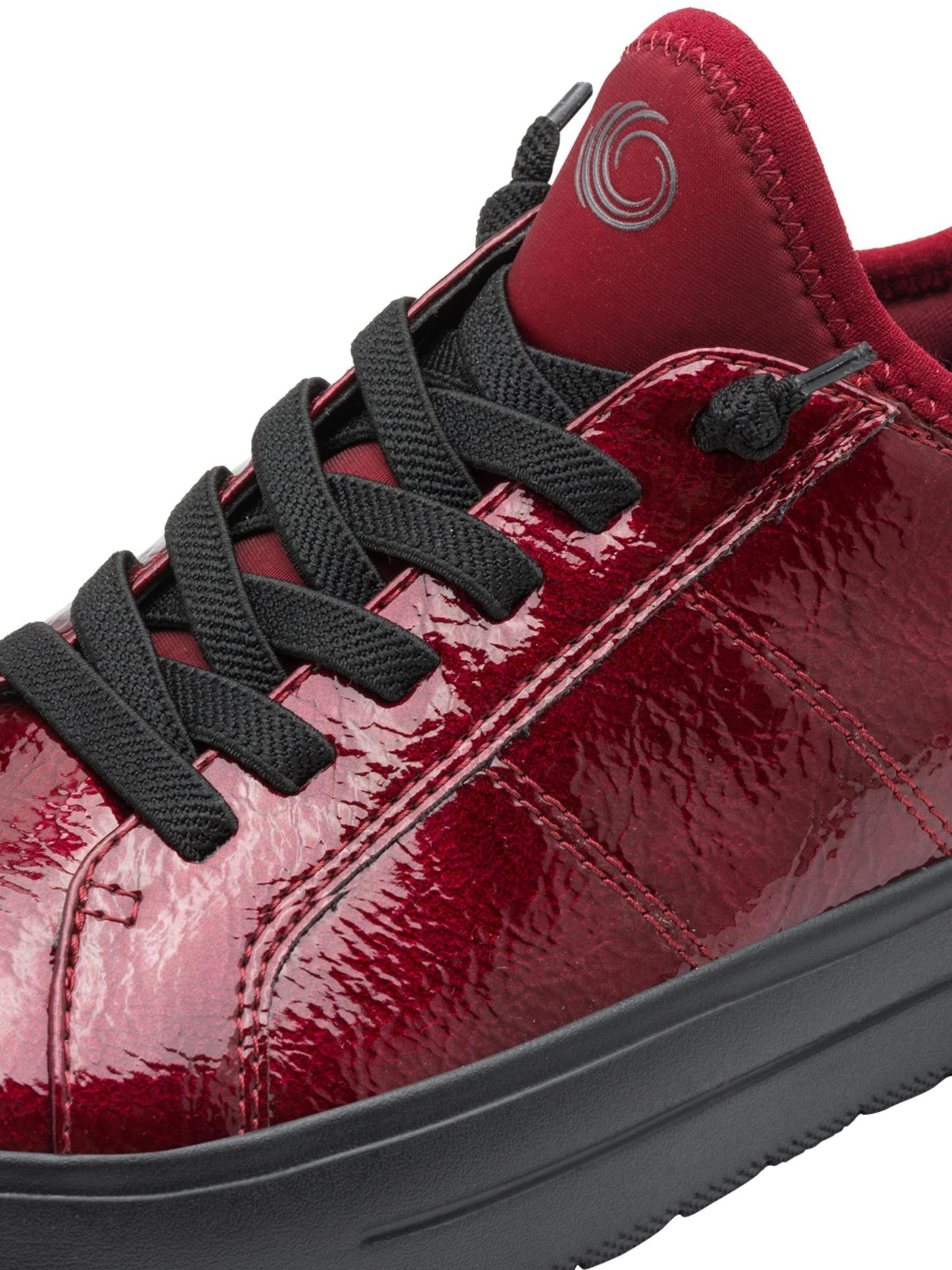 JANA Sneakers laag in Rood