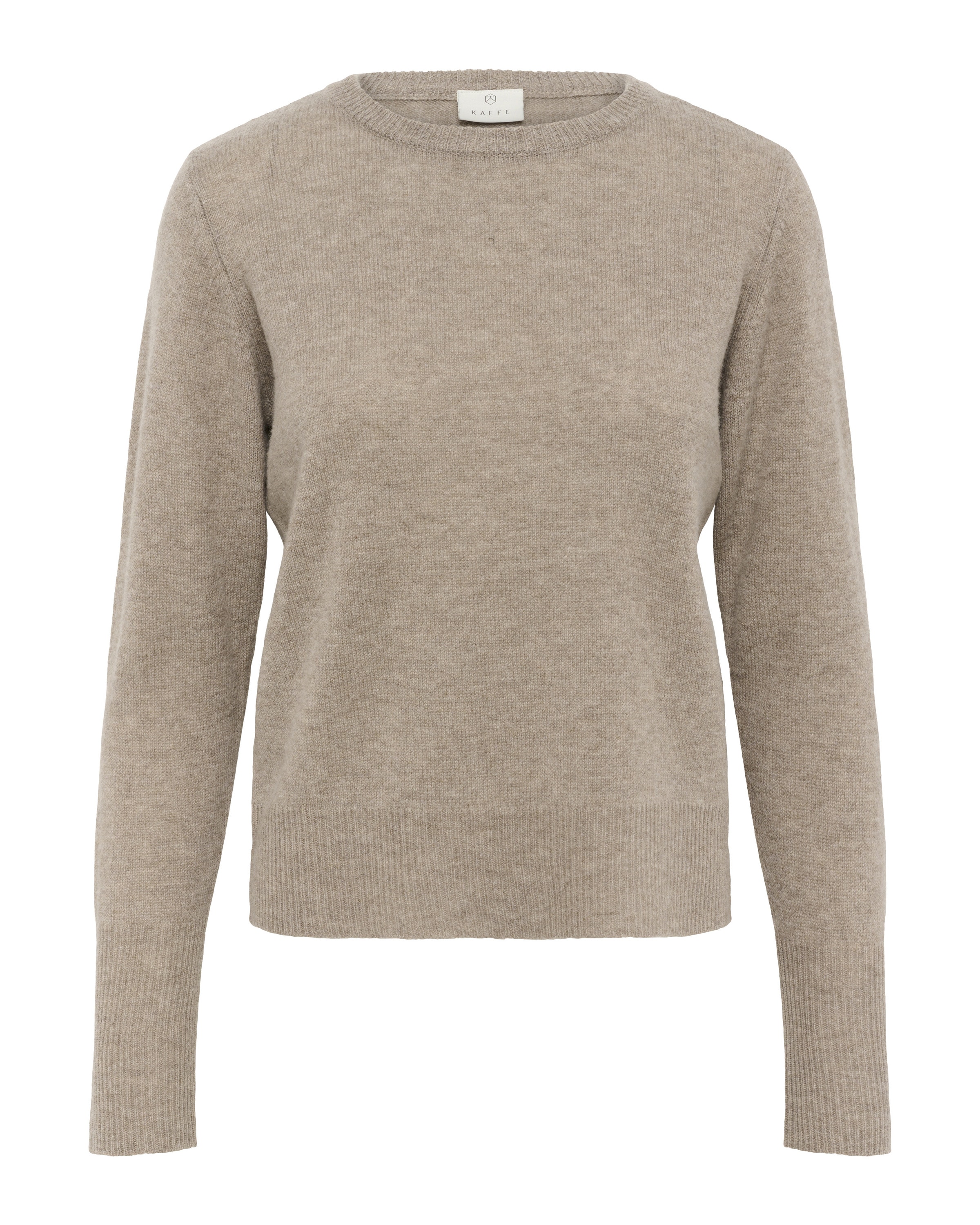Kaffe Tröja 'KACashie' i brun: framsida