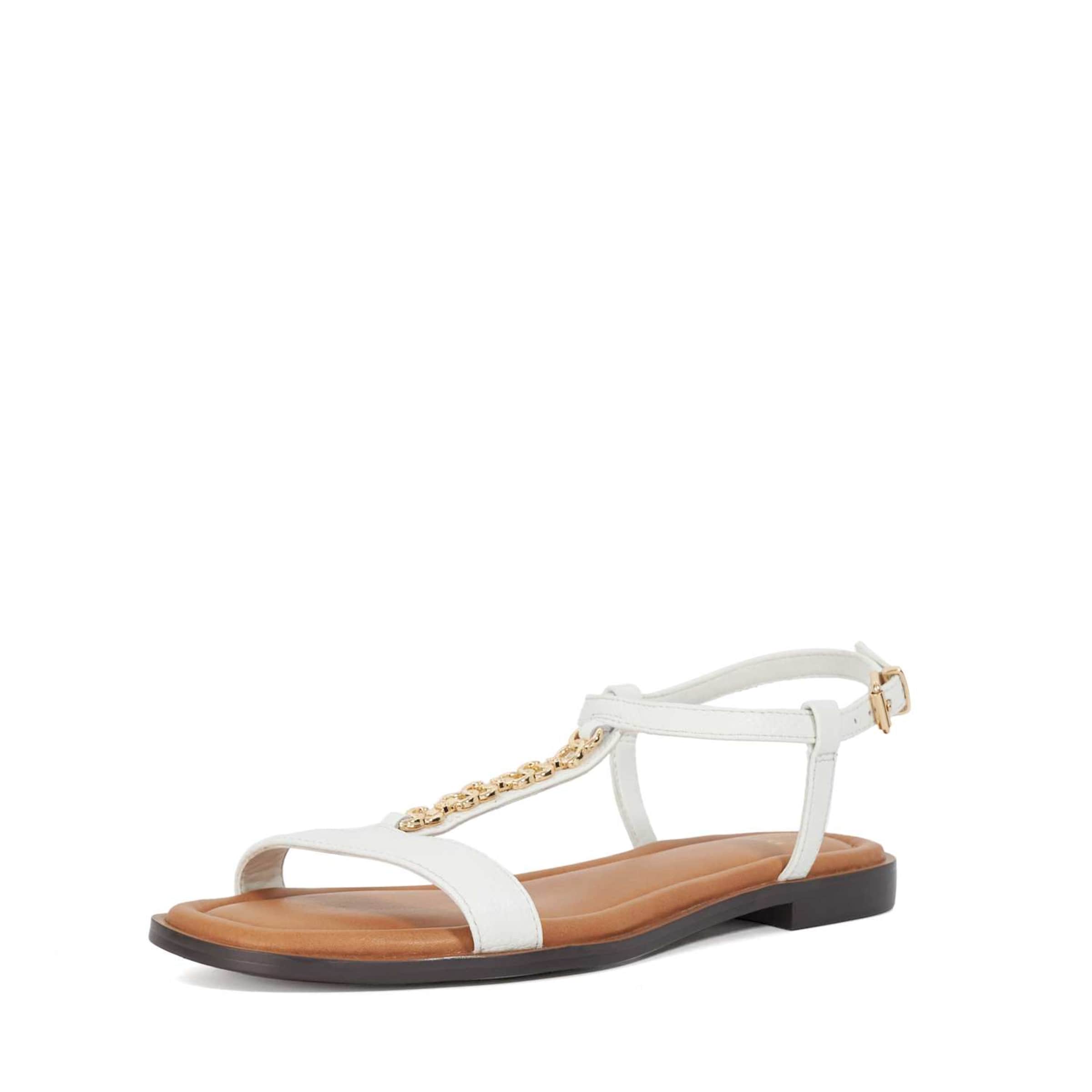 Dune LONDON Sandale 'Lollipops' in Weiß: Vorderseite