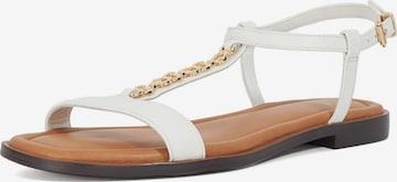 Dune LONDON Sandale 'Lollipops' in Weiß: Vorderseite
