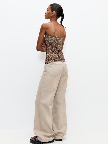 Pull&Bear Top | rjava barva
