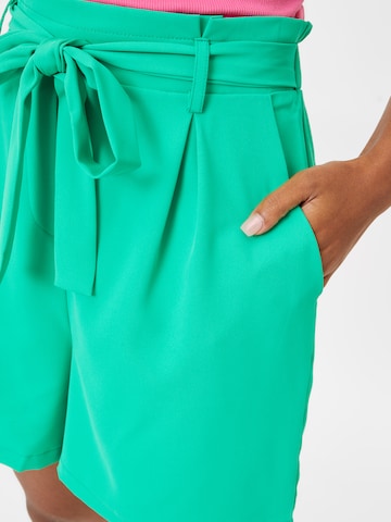 SISTERS POINT Loose fit Pleat-Front Pants 'VAGNA' in Green