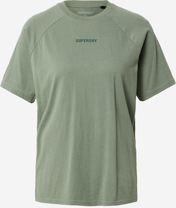 Superdry Skjorte 'Core' i grønn: forside