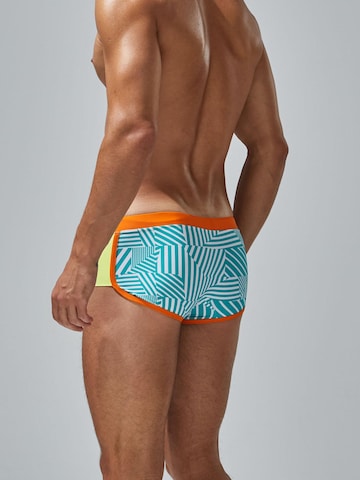 SEOBEAN Swim Trunks in Blue