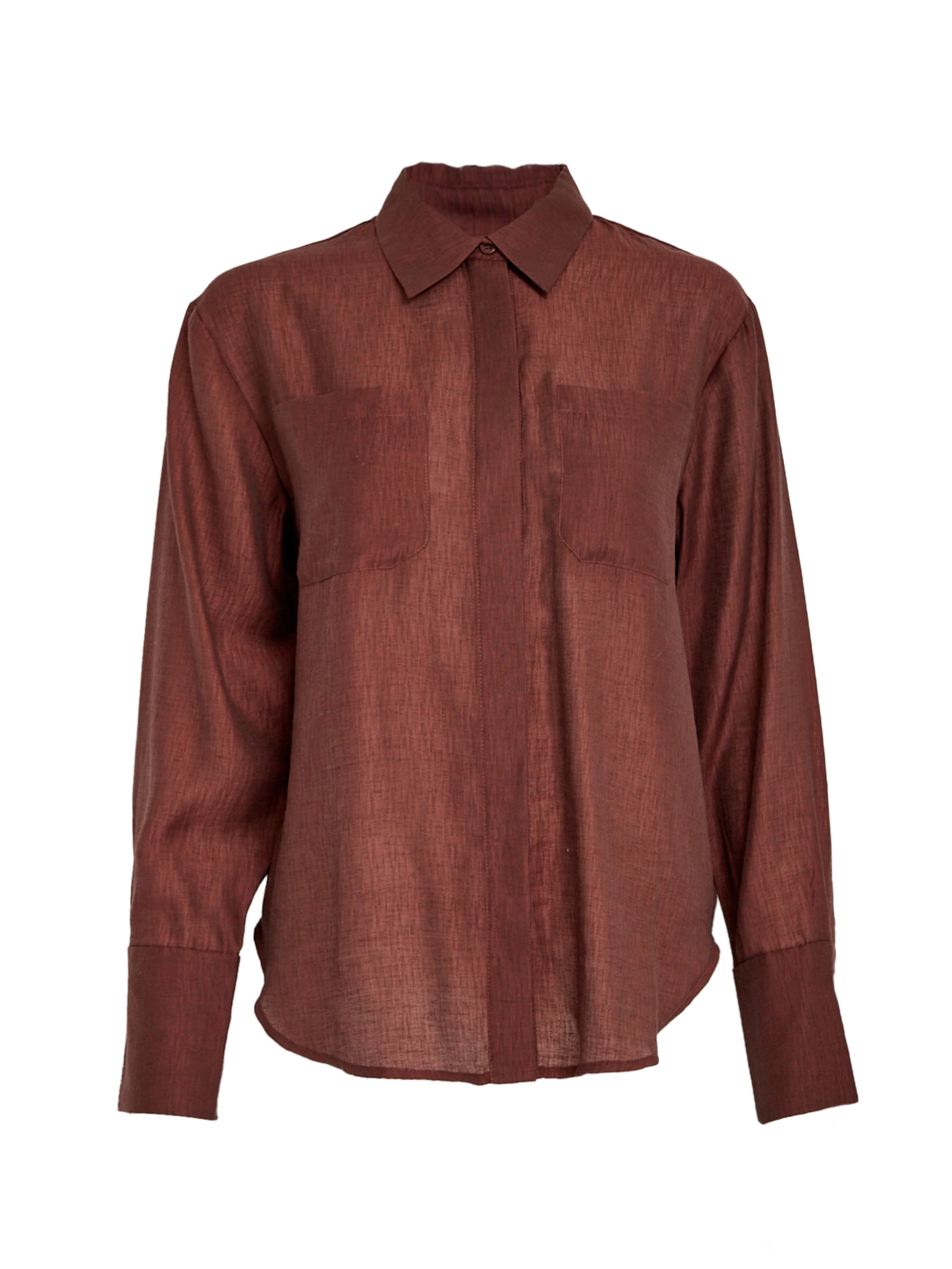 Camicia da donna 'Stella' di minus in rosso: frontale
