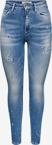 Skinny Jean 'Mila Life' ONLY en bleu : devant