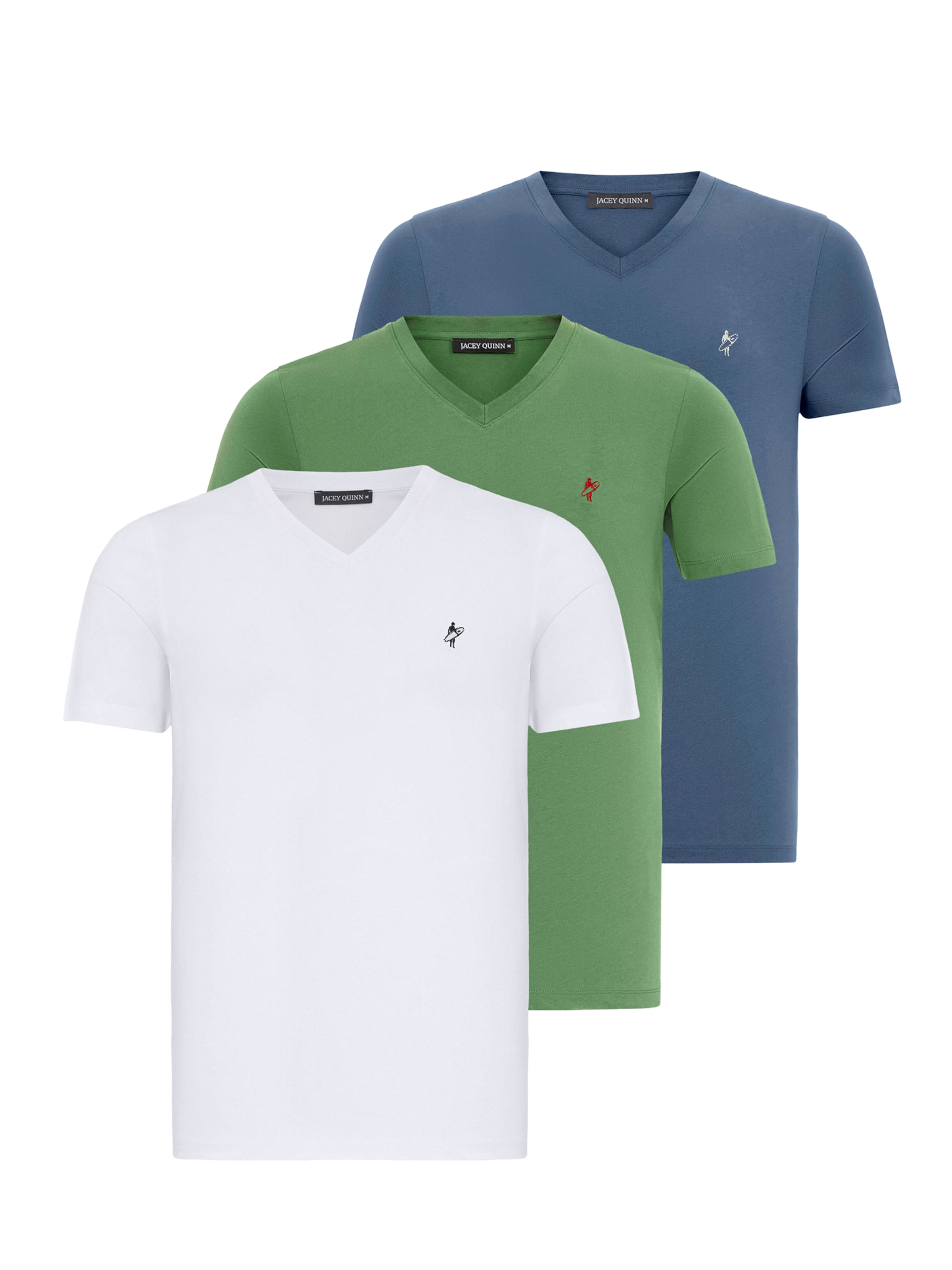 Jacey Quinn - Camisa em mistura de cores: frente