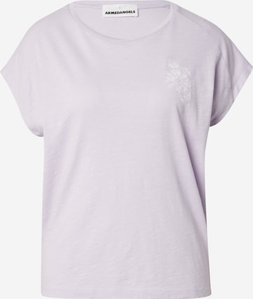 T-shirt 'ONELIA' ARMEDANGELS en violet : devant