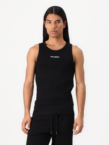 Karl Lagerfeld Shirt in Zwart: voorkant