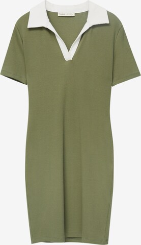 Pull&Bear Sukienka w kolorze zielony: przód