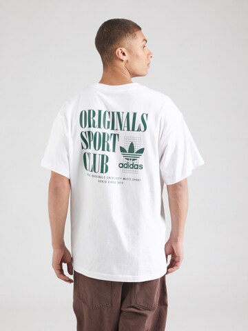 ADIDAS ORIGINALS T-Shirt 'SPORT CLUB' in Weiß: Vorderseite