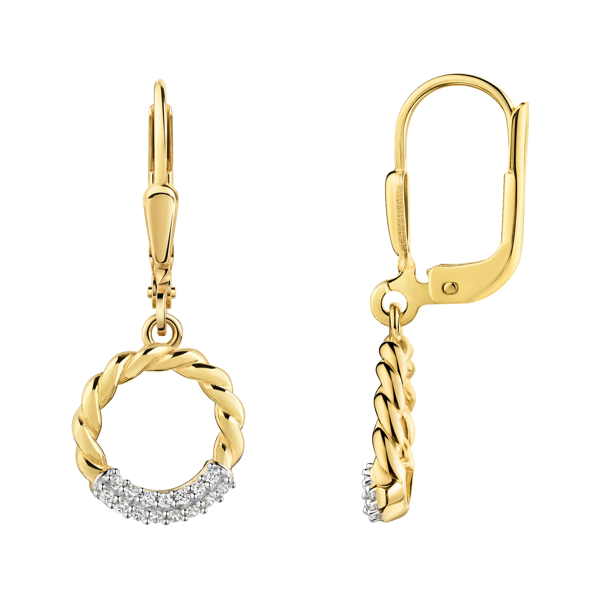 FIRETTI Earrings in Gold: front