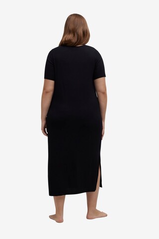 Chemise de nuit Ulla Popken en noir