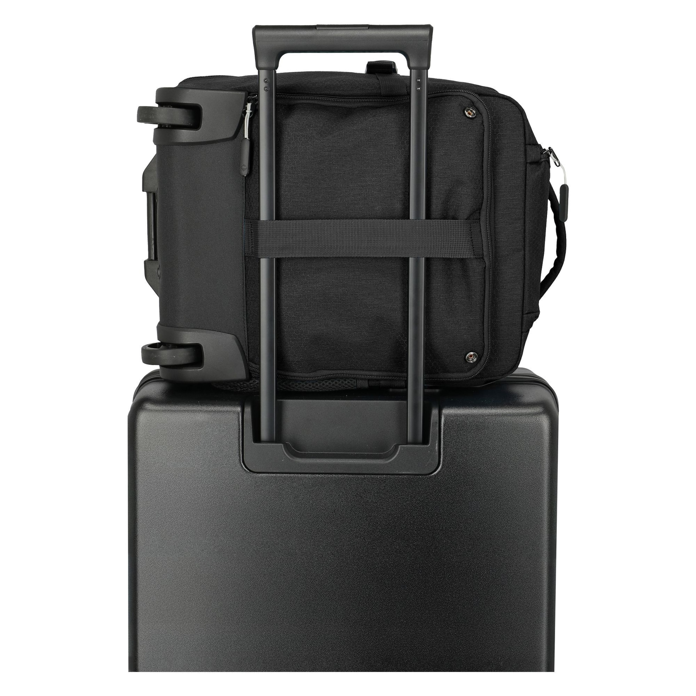 TRAVELITE Rucksacktrolley 'Kick Off' in Schwarz