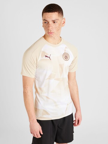 PUMA - Camiseta de fútbol 'Manchester City' en beige: frente