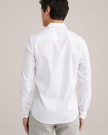 van Gils - Ajuste estrecho Camisa de negocios en blanco