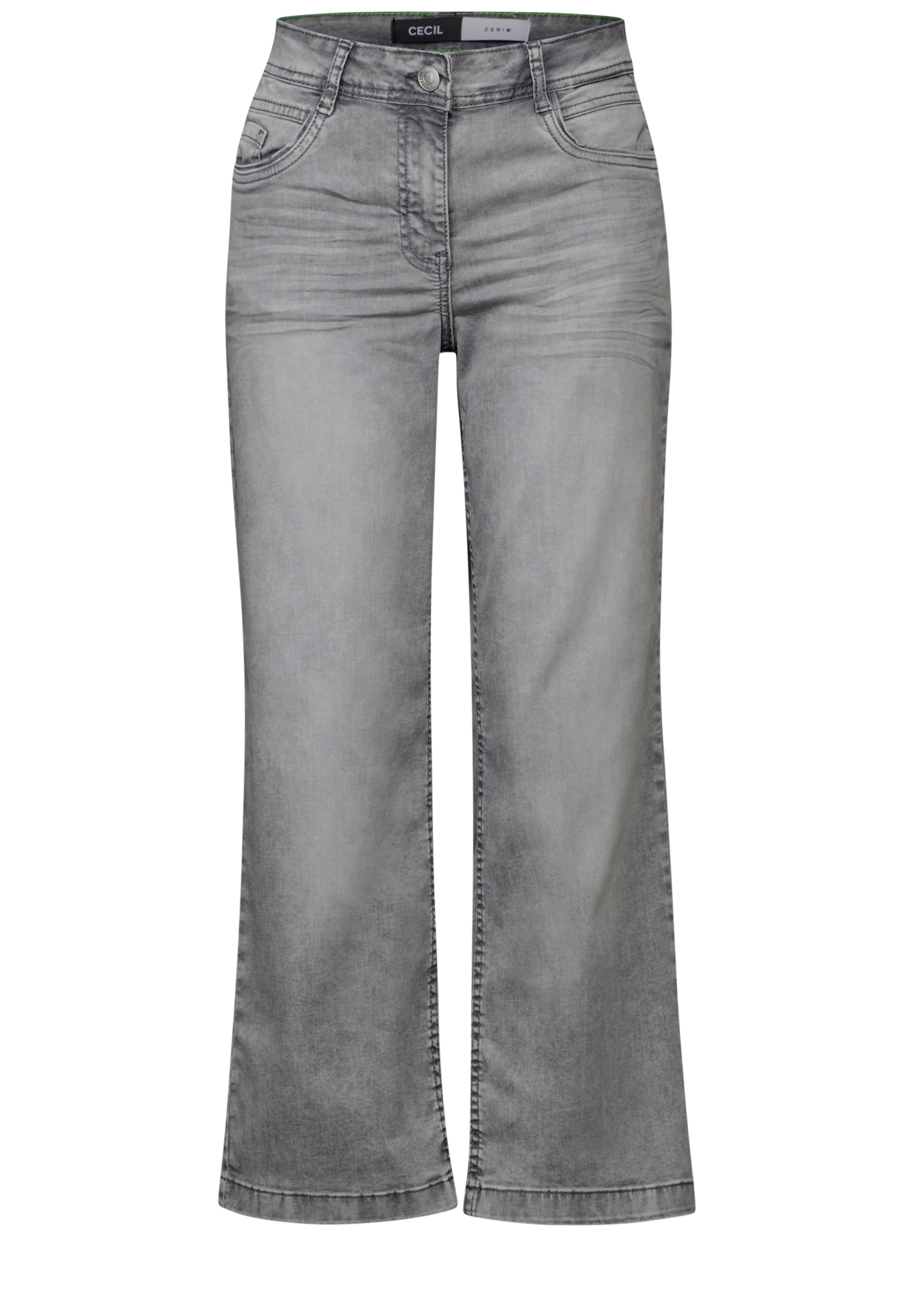 CECIL Loose fit Jeans in Grey: front