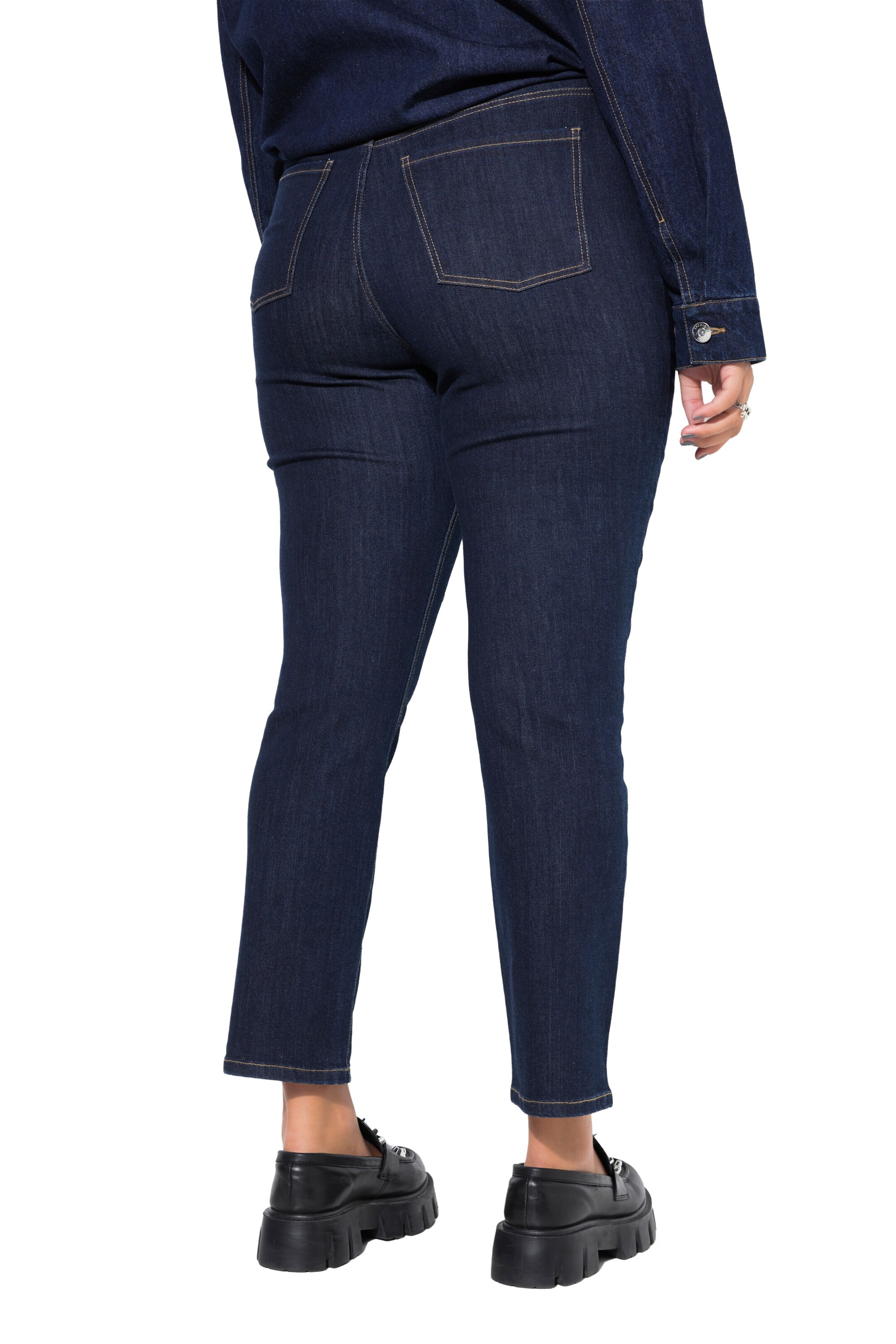 Studio Untold Slimfit Hosen in Blau