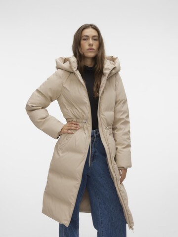 VERO MODA Wintermantel 'NOE' in Beige: voorkant