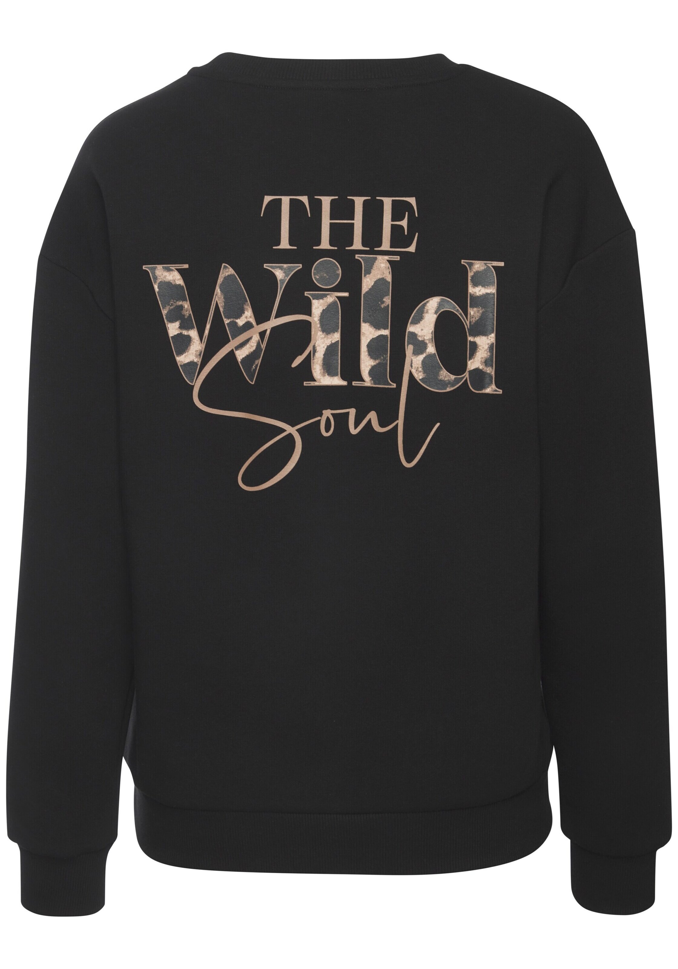 BUFFALO Sweatshirt in Schwarz