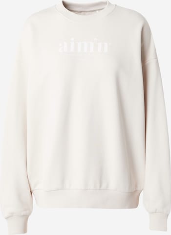 Sweat de sport 'Club' Aim'n en gris : devant