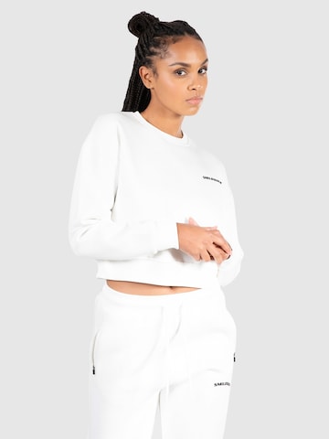 Sweat-shirt 'Sherry' Smilodox en blanc