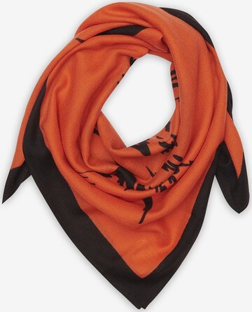 Foulard 'PALAMA' Noolur en orange : devant