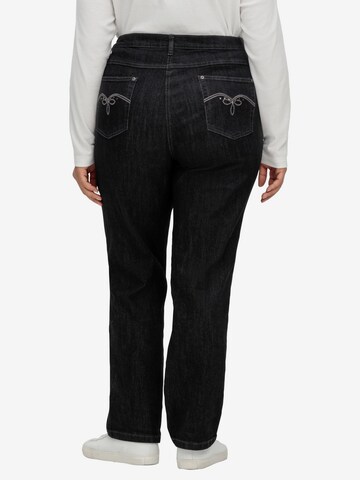 SHEEGO Regular Jeans in Black