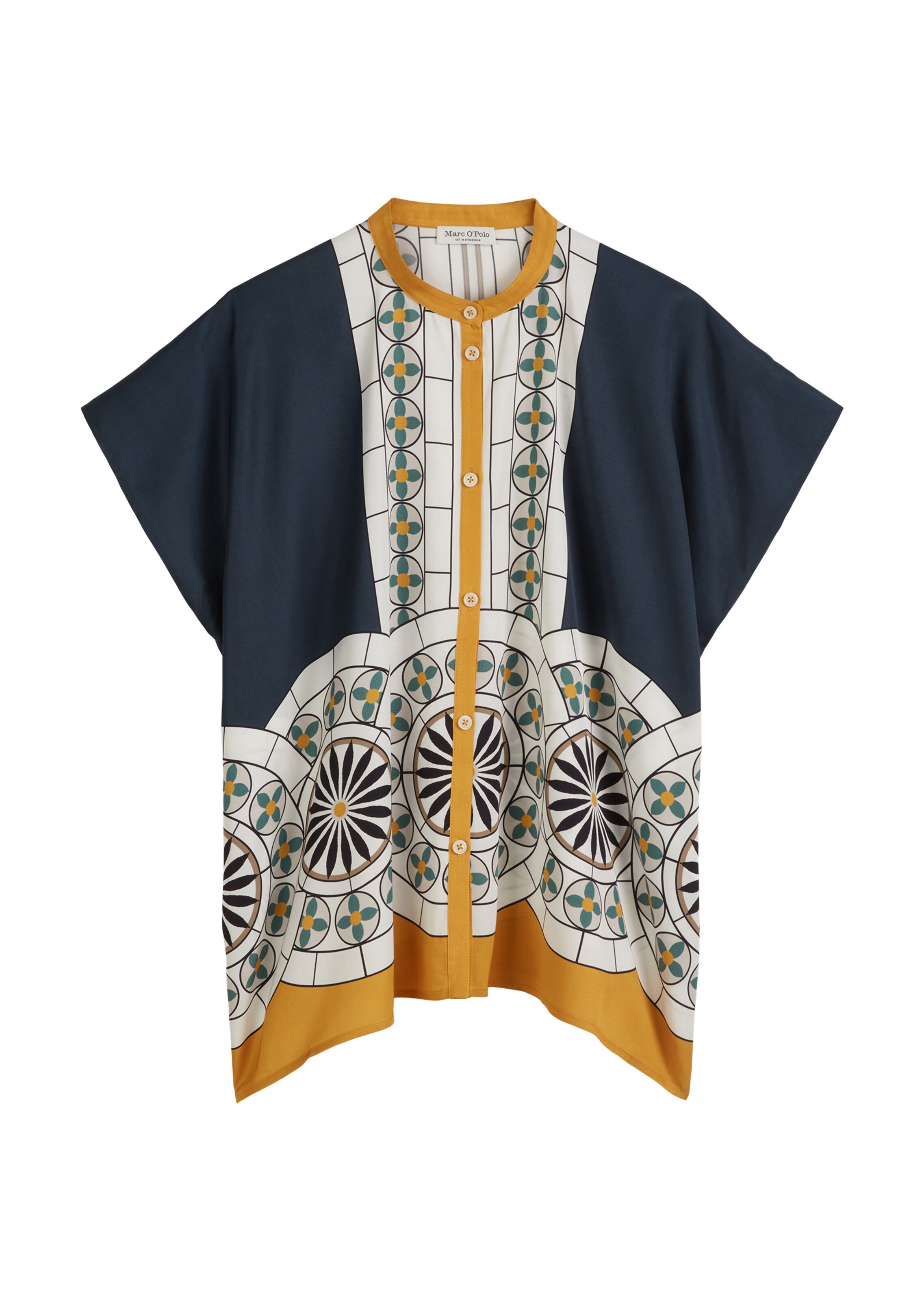 Marc O'Polo Bluse in Blau: Vorderseite