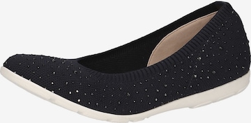 CAPRICE Ballet Flats in Black: front