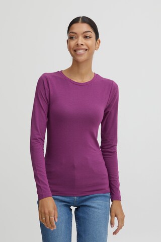 T-shirt 'PAMILA' b.young en violet : devant
