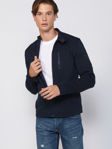 KOROSHI Between-Season Jacket in Blue