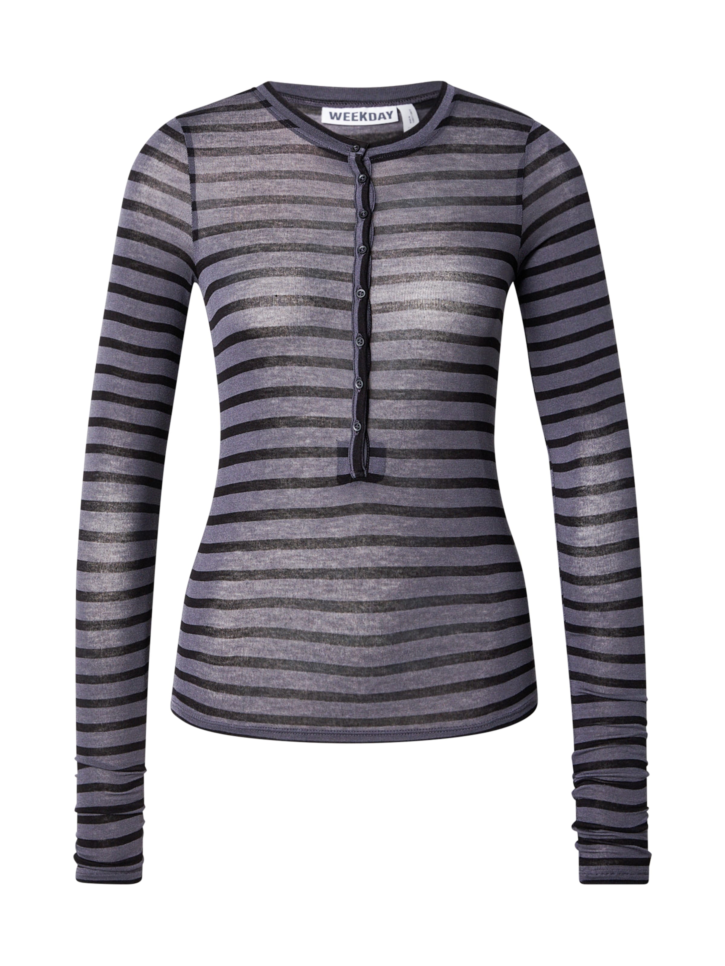 WEEKDAY Tričko – šedá: přední strana
