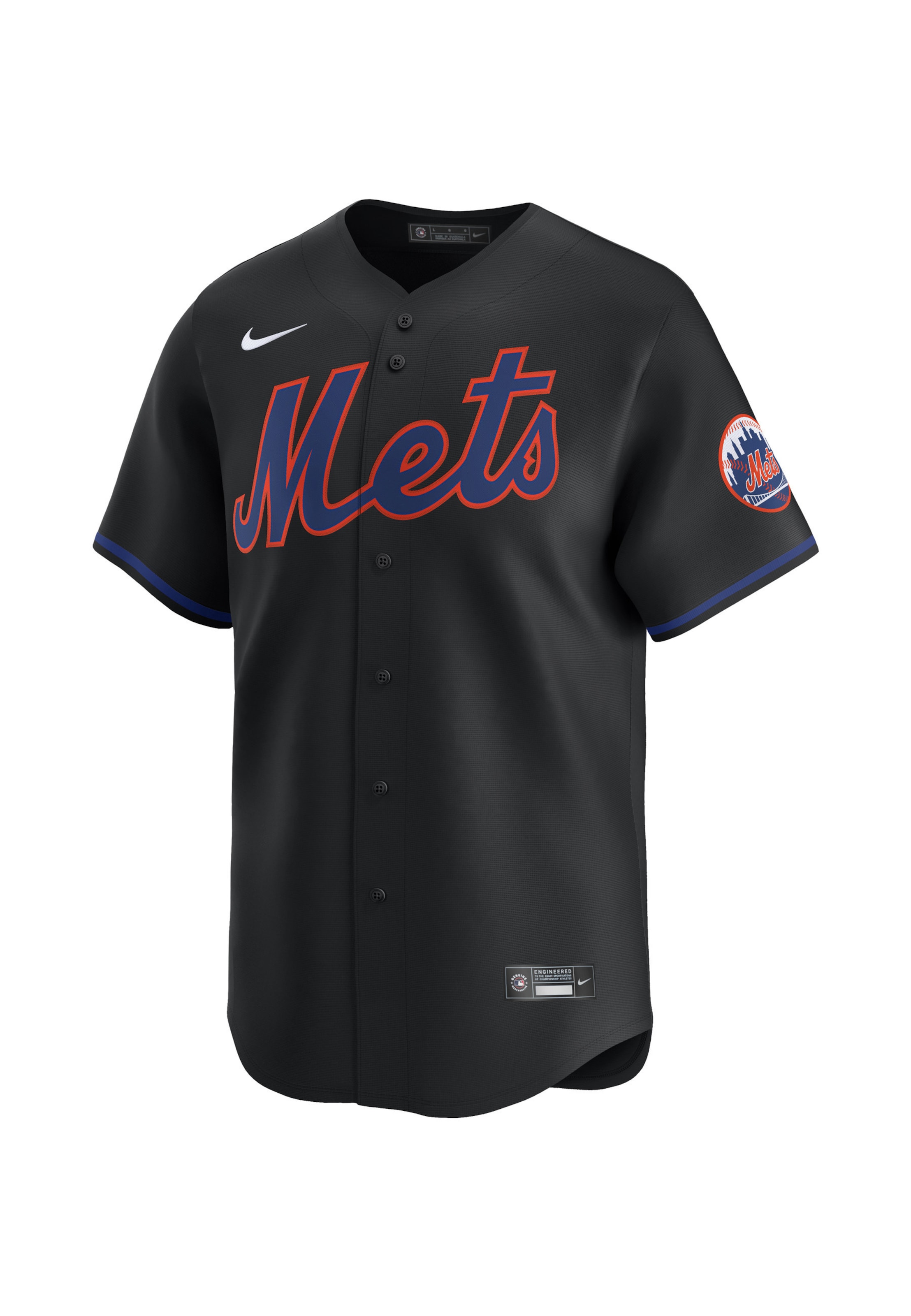 NIKE Funktionsshirt 'MLB Limited Alternate' in L in blau / rot / schwarz, Produktansicht