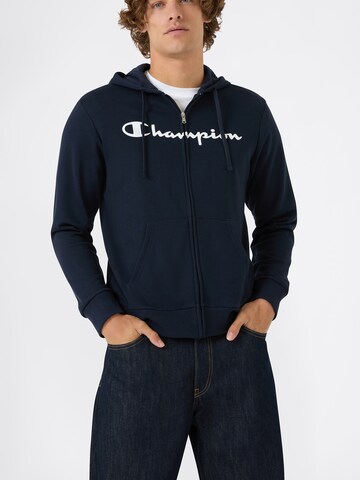 Champion Authentic Athletic Apparel Кофта на молнии в Синий: спереди