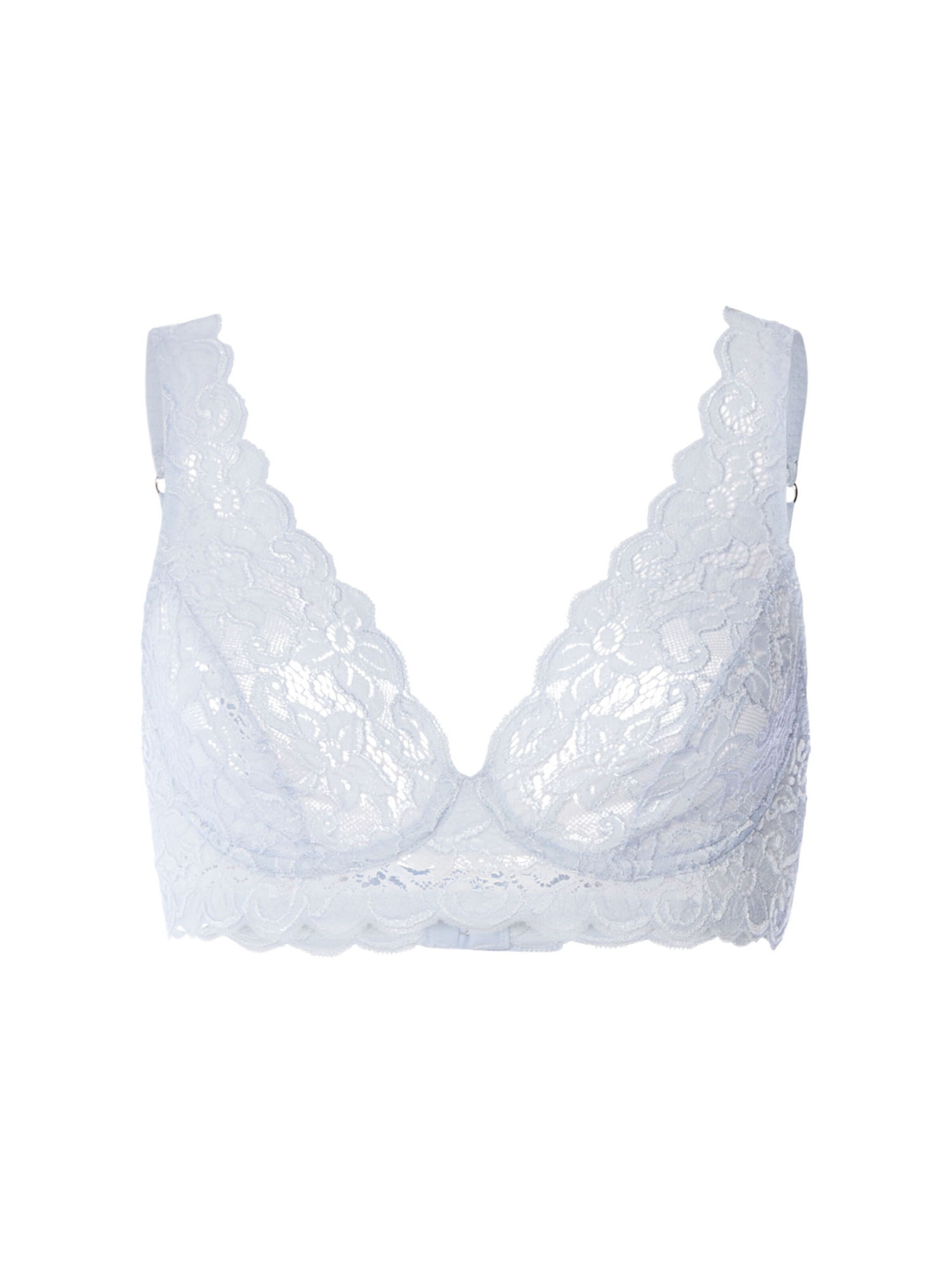 Hanro - Triangular Soutien ' Moments ' em azul: frente