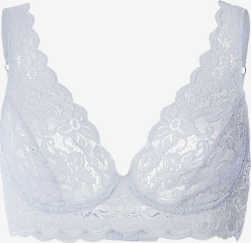 Hanro Soft-BH ' Moments ' in Blau: Vorderseite