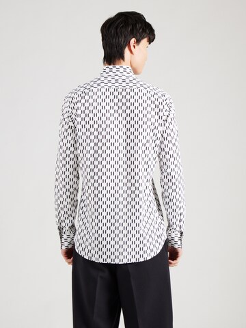 Karl Lagerfeld - Ajuste estrecho Camisa en blanco