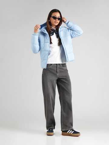 PIECES Winter Jacket 'PCBEE' in Blue