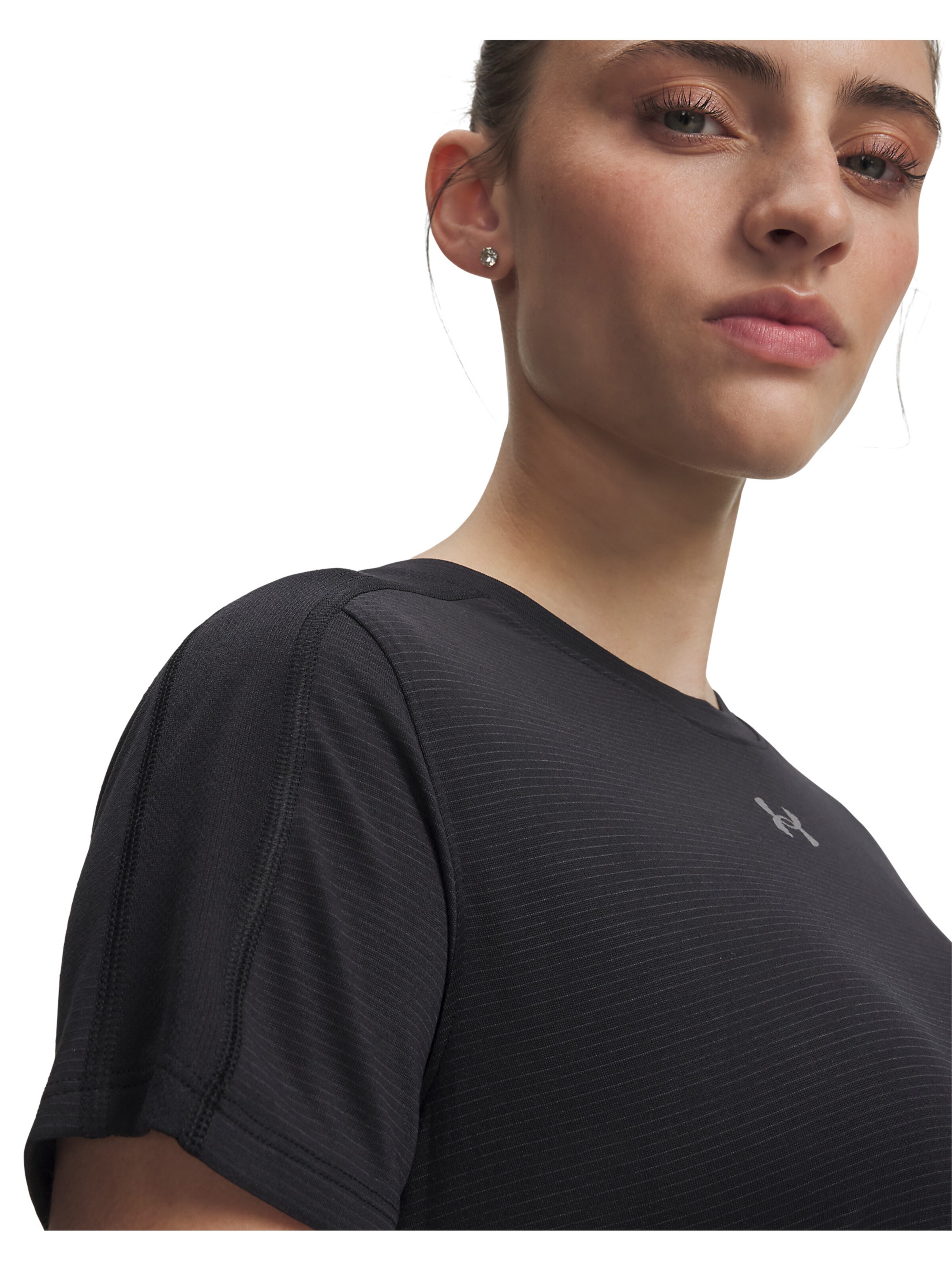 UNDER ARMOUR Functioneel shirt 'Velociti' in Zwart
