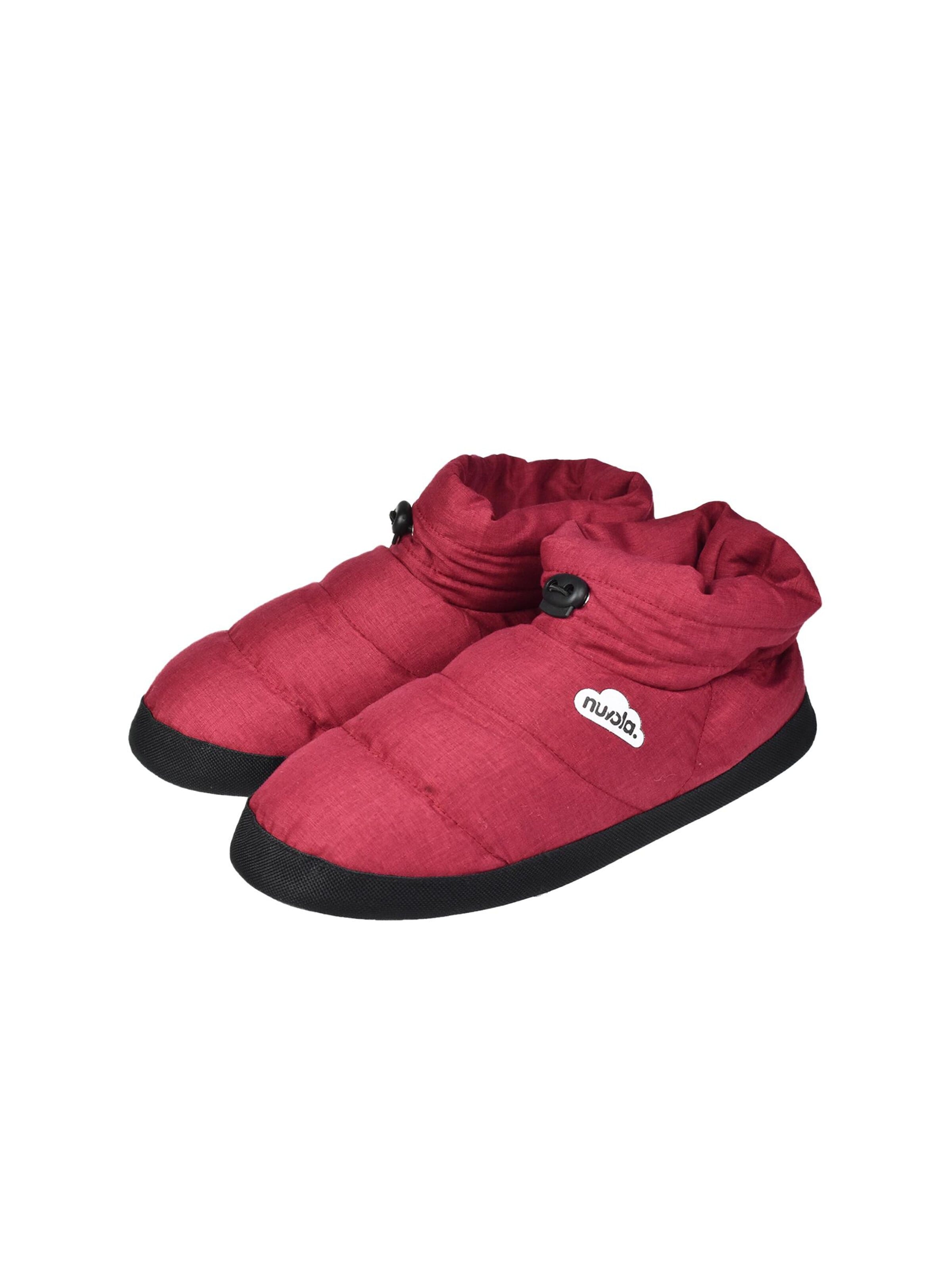 Nuvola. Slippers 'Boot Home Marbled' in Red