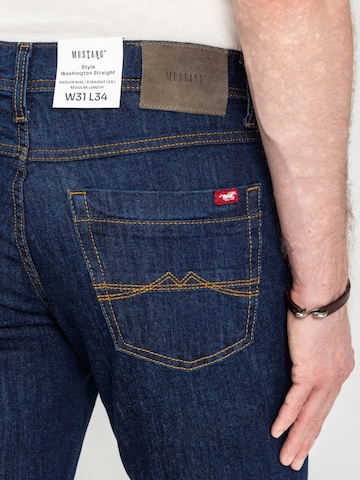 regular Jeans 'Mustang Style Washington Straight Denim Blue 1018017 5000 901' di MUSTANG in blu