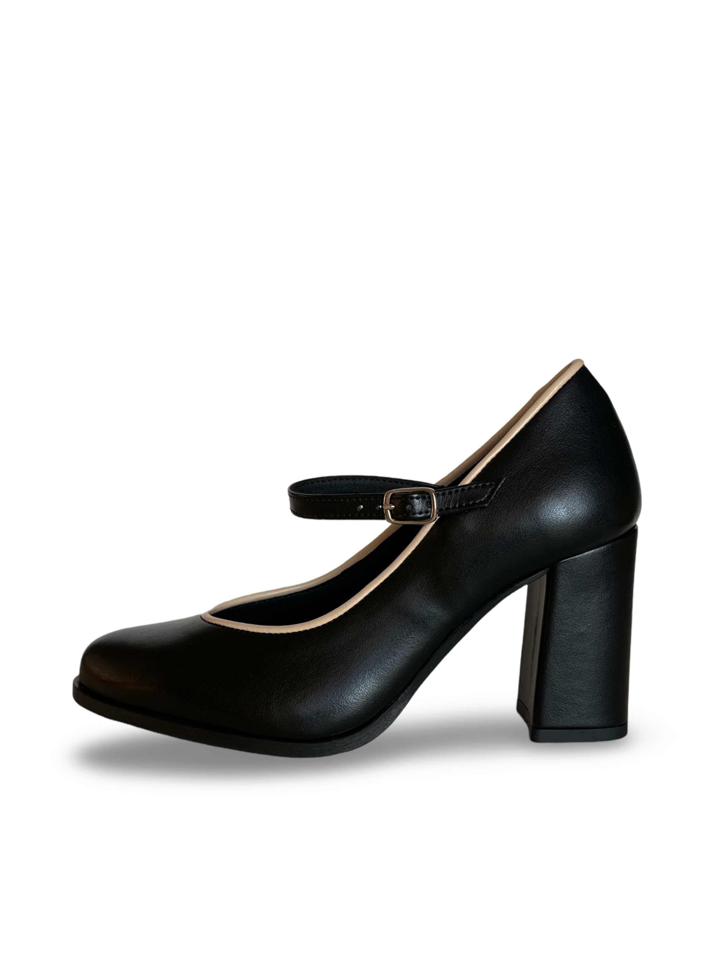 nae Vegan Shoes Lodičky – černá: přední strana