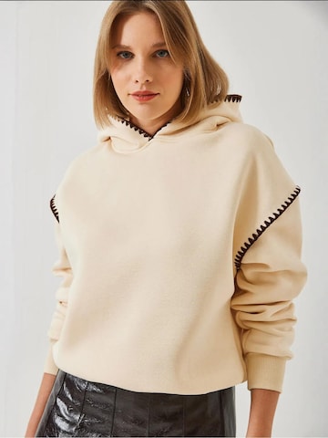 Felpa di Bianco Lucci in beige
