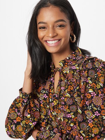 Warehouse Shirt dress in Black