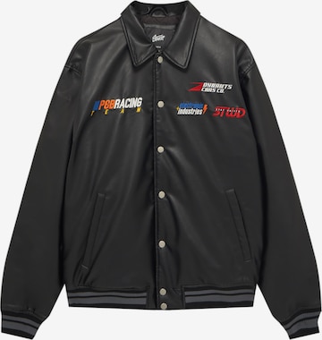 Pull&Bear Between-season jacket in Black: front