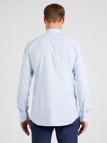 BOSS Přiléhavý střih Společenská košile 'Hank' – modrá