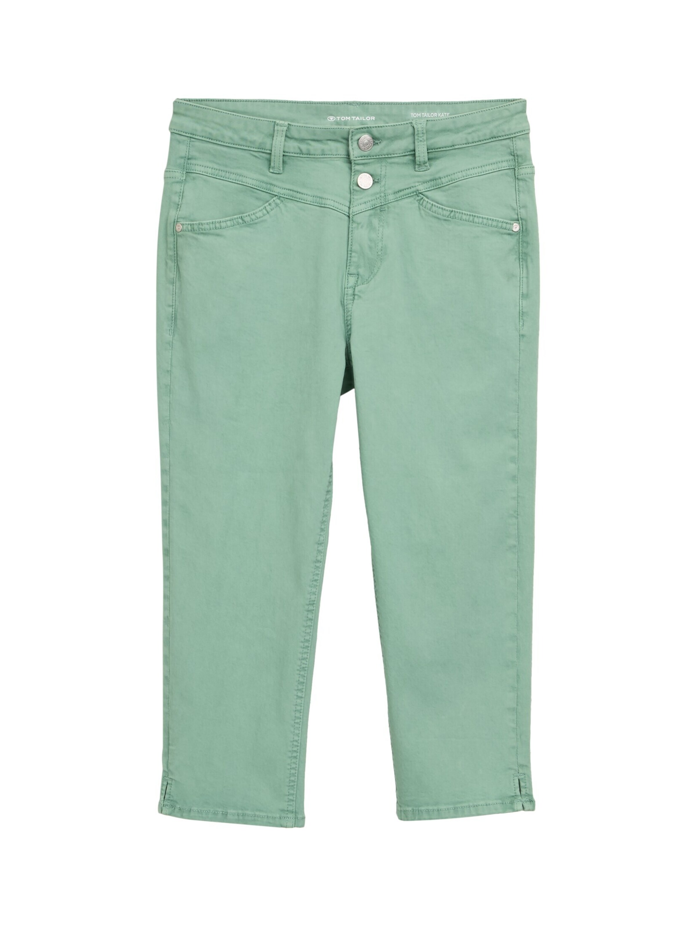 TOM TAILOR Jeans 'KATE ' in Groen: voorkant