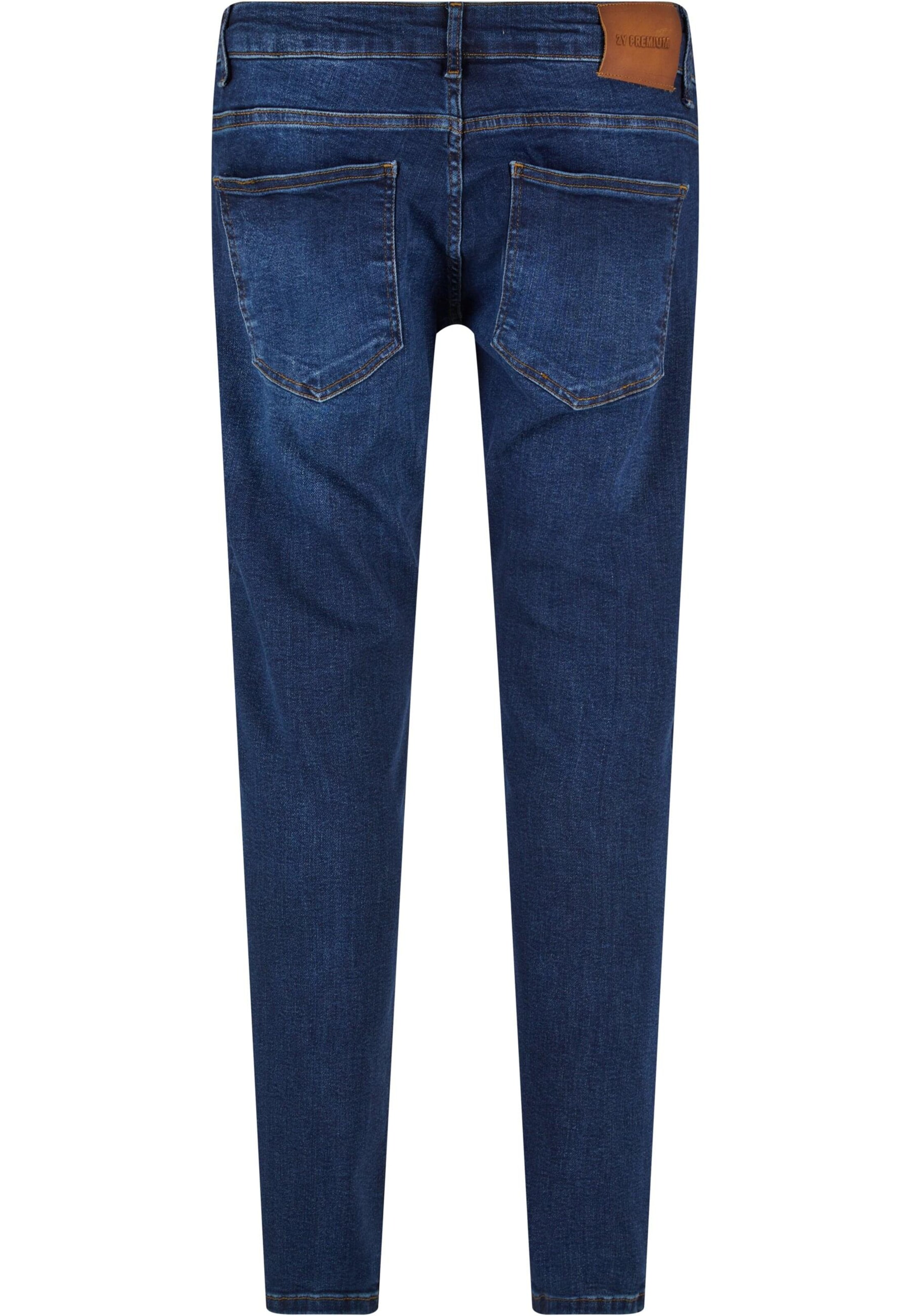 2Y Premium Skinny Jeans in Blau