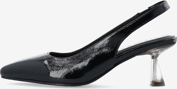 Bianco Slingback Pumps in Black: front